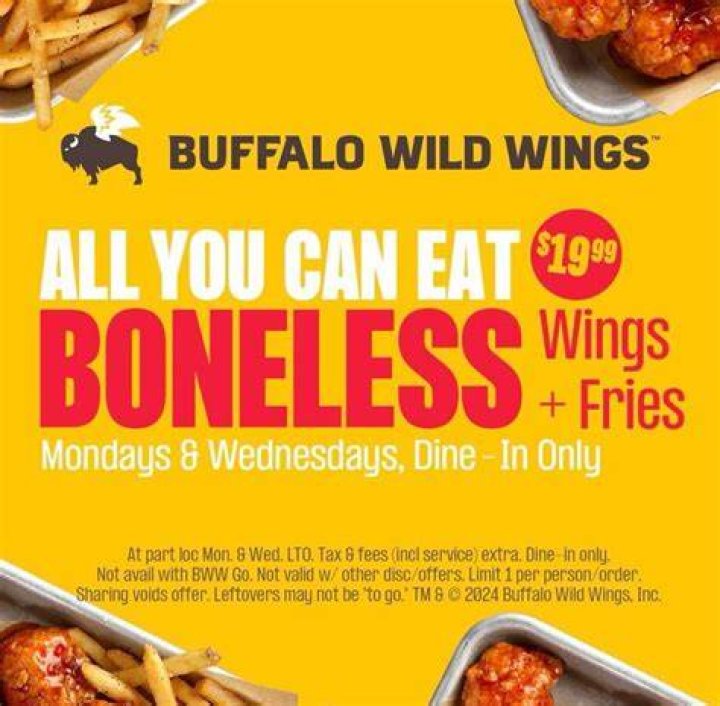 Man suing Buffalo Wild Wings says company doesn't 'give a s--t' about his boneless wings complaint