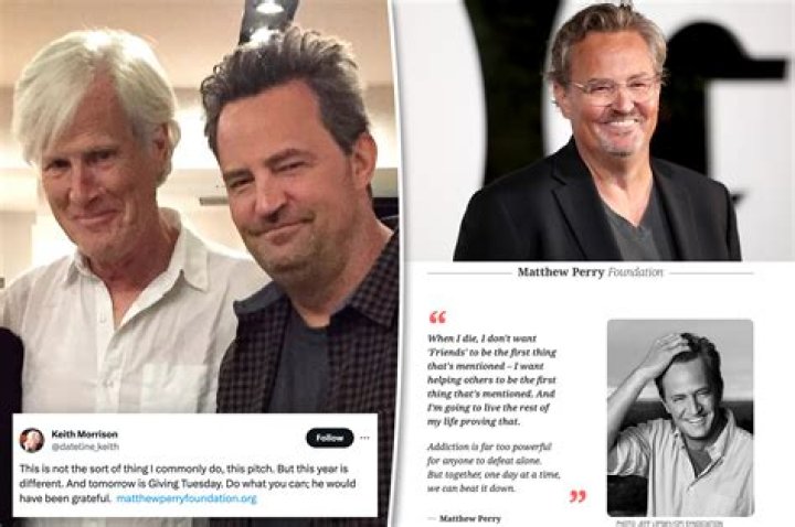 Matthew Perry's stepdad Keith Morrison speaks out one month after his death