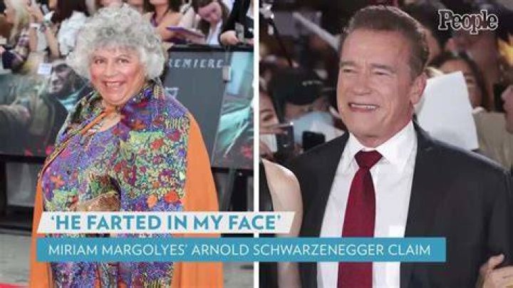 Miriam Margolyes says Arnold Schwarzenegger 'farted in my face'