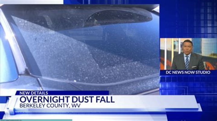 Mysterious dust falls from sky in West Virginia, Maryland