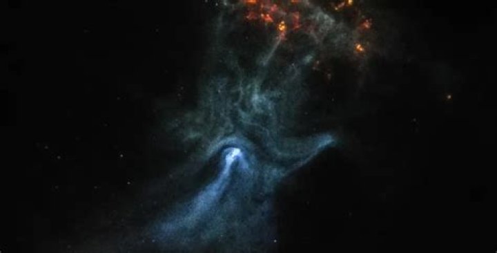 NASA releases spooky pictures of 'ghostly cosmic hand'