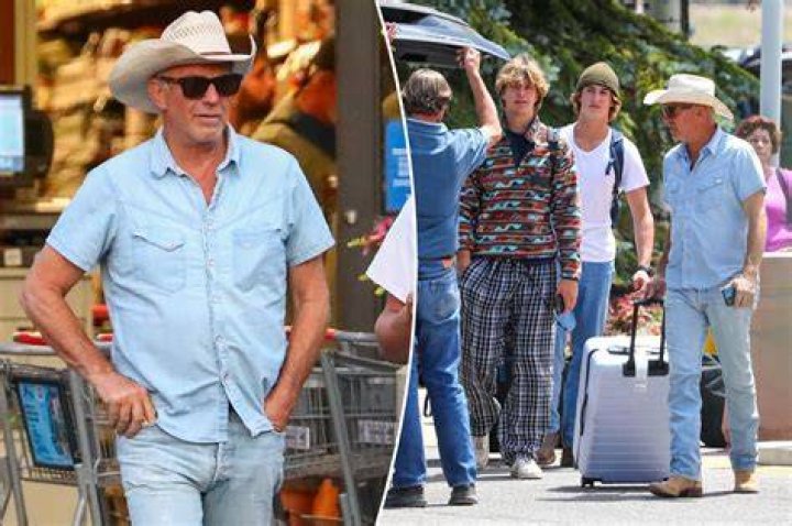 Newly-single Kevin Costner reunites with his kids in Aspen amid bitter divorce