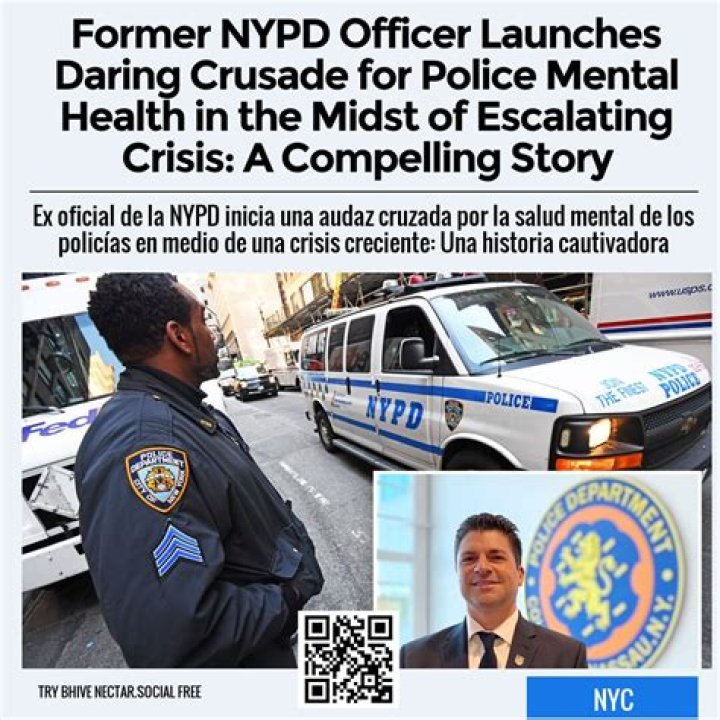 NY cop launches crusade on police mental health amid spiraling crisis: 'Living proof'
