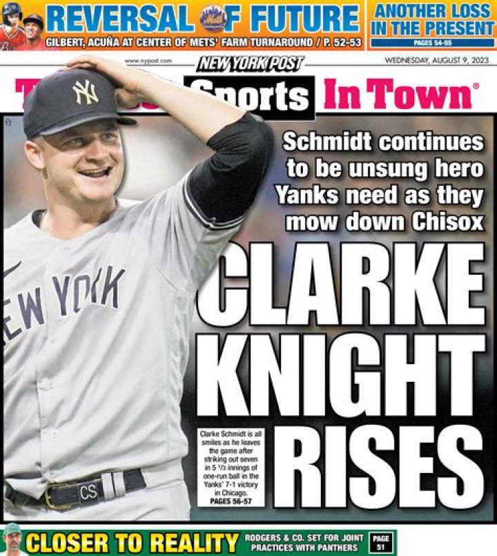 NY Post Cover for August 9, 2023
