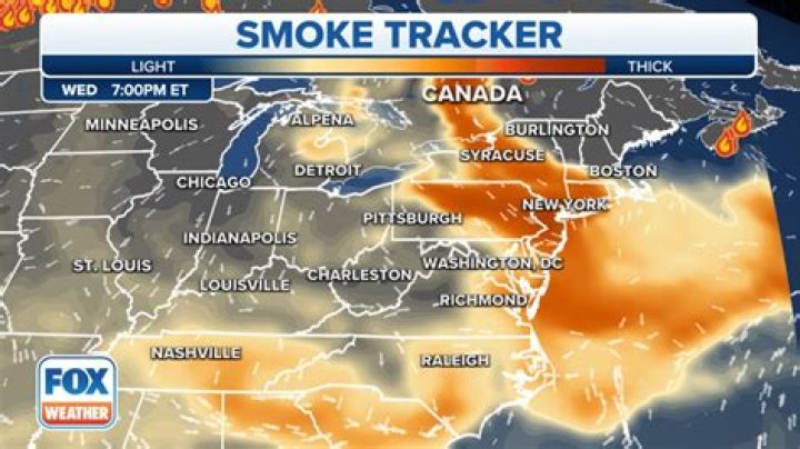 NYC to be clouded by Canadian wildfire smoke through Sunday