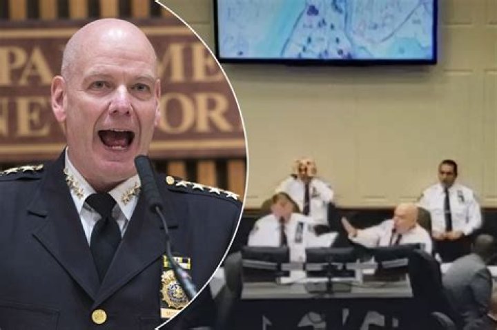NYPD Chief Terence Monahan explodes in meeting with police brass