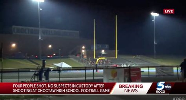 Oklahoma high school football game shooting leaves 4 injured