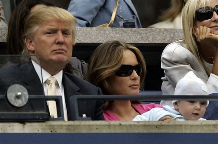 Old photos show Barron before he towered over Donald Trump