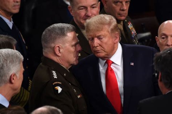 Outgoing Gen. Mark Milley jabs 'wannabe dictator' Trump at retirement ceremony
