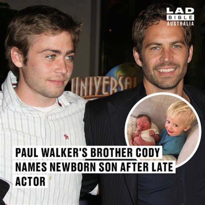 Paul Walker's brother Cody names his newborn in late actor's honor