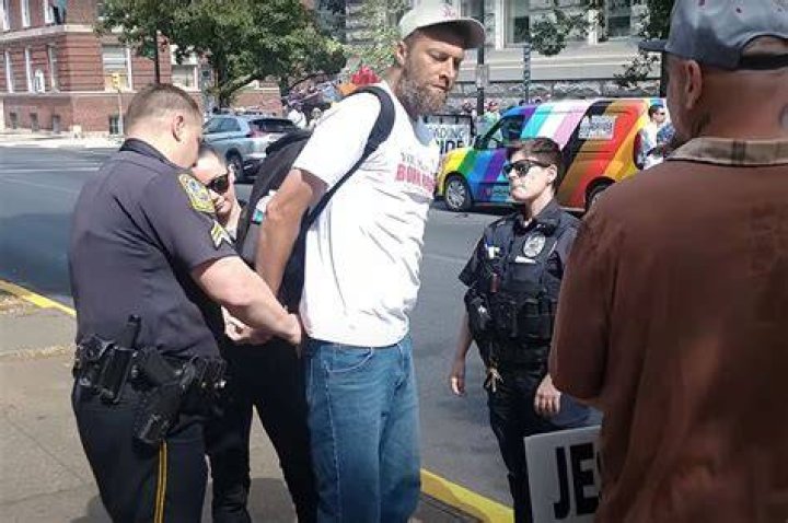 Pennsylvania street preacher arrested after quoting scripture at Pride flag event sees charges dropped