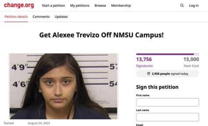 Petition calls for Alexee Trevizo to be booted from college