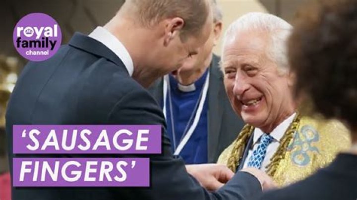 Prince William, King Charles poke fun at viral 'sausage fingers' before coronation, new royal doc shows