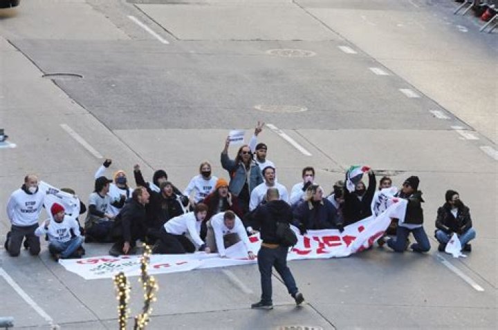 Pro-Palestinian protesters shout 'Long live the Intifada!' in Union Square