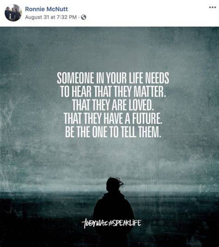 Ronnie McNutt shared heartbreaking message before suicide