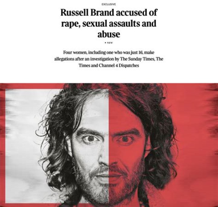Russell Brand sexual assault allegations live updates