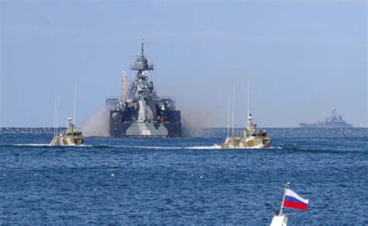 Russian ships spotted in Black Sea