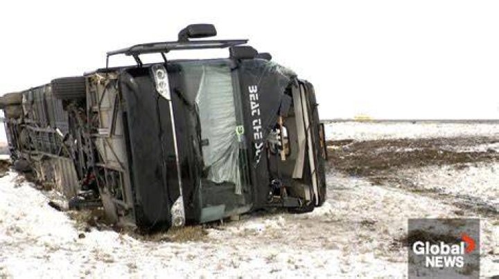 Shania Twain tour bus involved in highway accident, several hospitalized