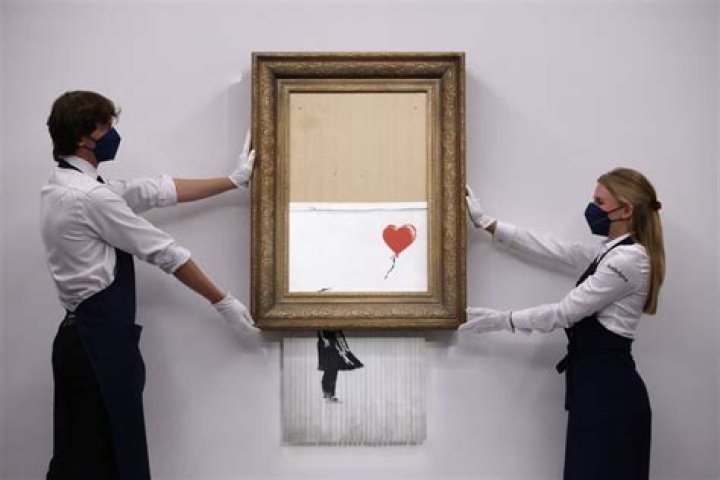 Shredded Banksy artwork sells for $25.4 million