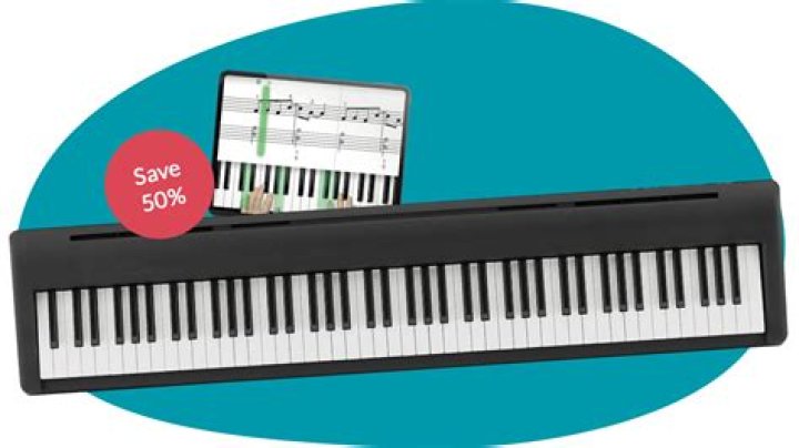 Skoove Premium Piano Lesson app is 50% off