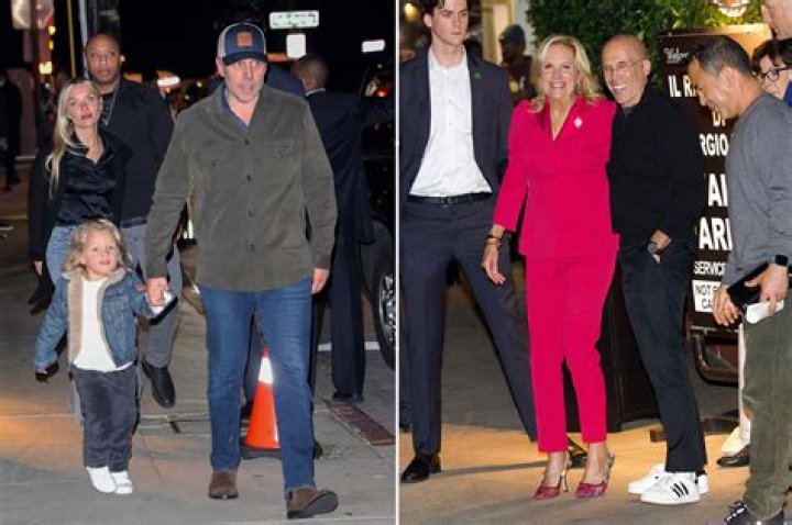 Smiling Hunter Biden dines with Jill, Jeffrey Katzenberg after agreeing deposition date