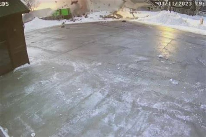 Snow-covered gas meter leads to house explosion in South Dakota