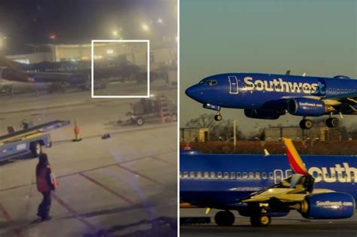 Southwest Airlines passenger escapes through emergency hatch