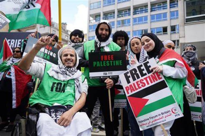 Student groups' pro-Palestinian rally poster featuring paraglider spurs outrage