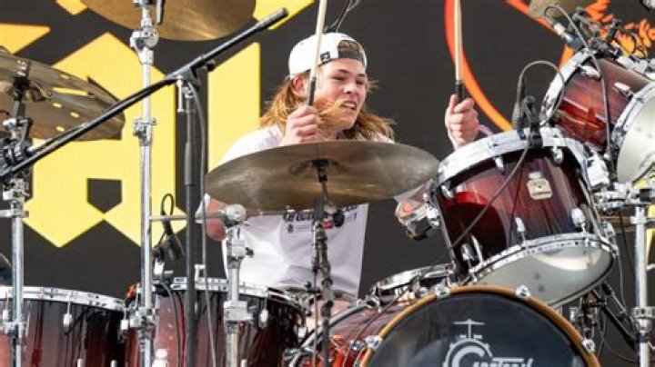 Taylor Hawkins' son Oliver Shane plays drums during Foo Fighters tribute