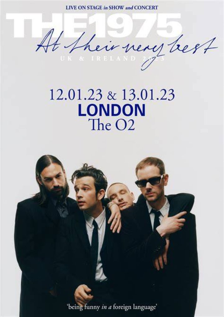 The 1975 'At Their Very Best' tour 2023: Get tickets now