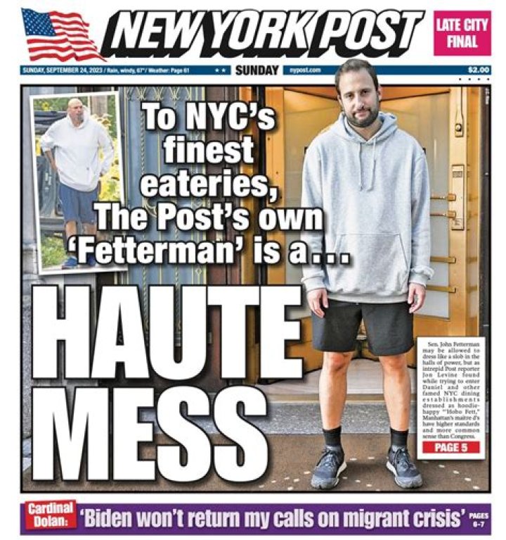 The NY Post's readers have spoken and this is their best cover of 2023