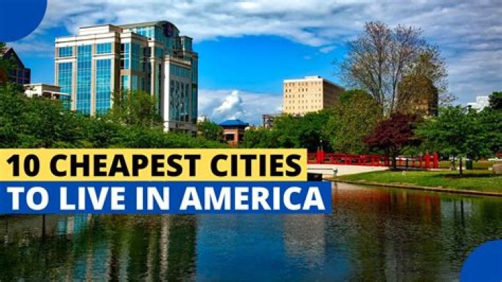 These are America's cheapest places to live