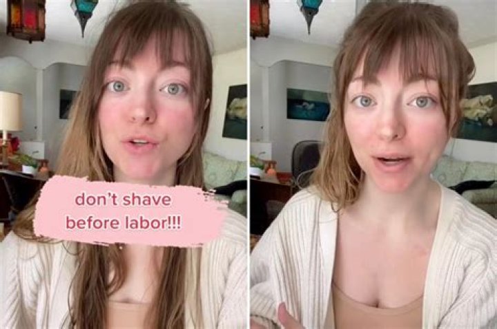 This is why you should never shave your pubic hair before giving birth