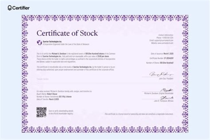 THIS OLD STOCK CERTIFICATE REALLY PAYS DIVIDENDS