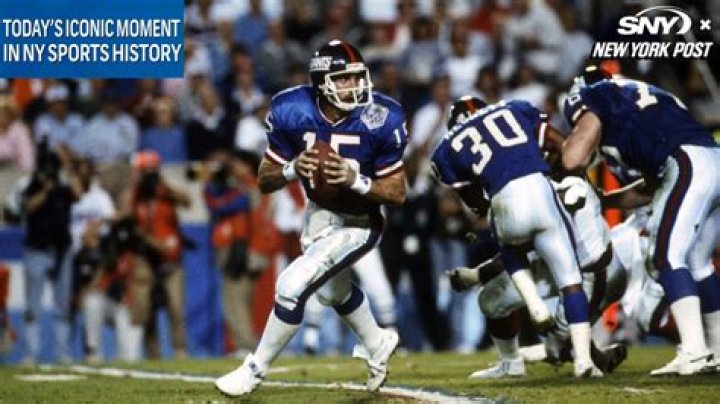 Today’s Iconic Moment in New York Sports: The Giants defeat the Bills 20-19 in Super Bowl XXV (Video)