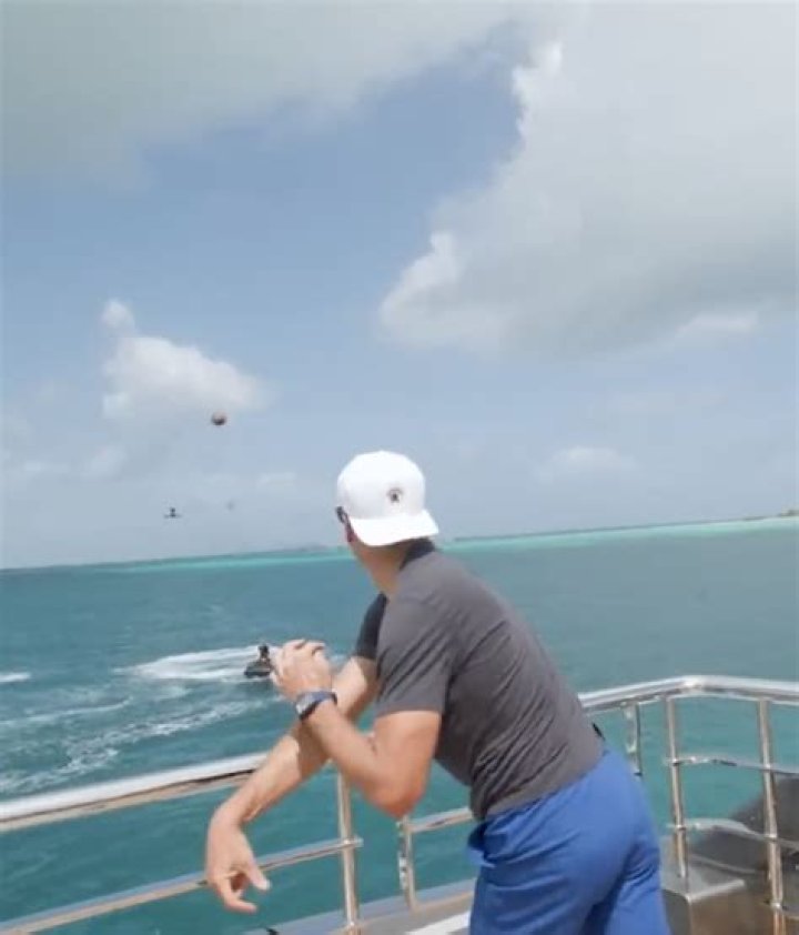 Tom Brady jokes about ending NFL retirement while nailing a drone