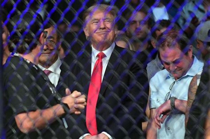 Trump gets round of applause at UFC 264 showdown in Las Vegas