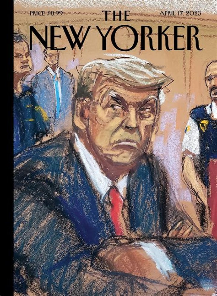 Trump will be first New Yorker cover of courtroom sketch