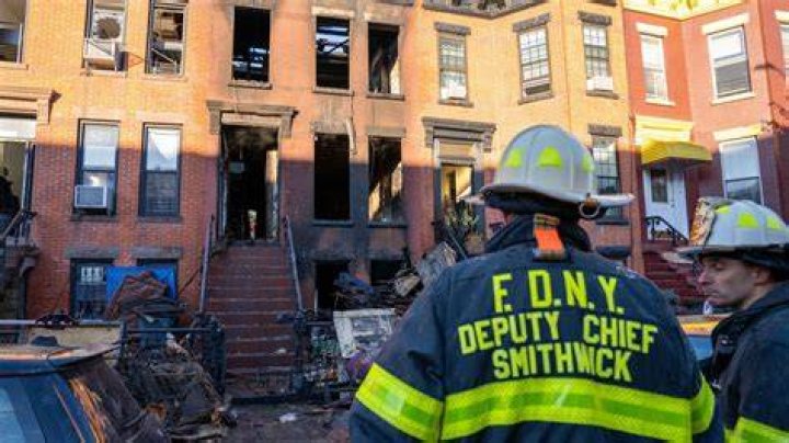 TWO BADLY HURT, 70 LEFT HOMELESS IN BROOKLYN FIRE