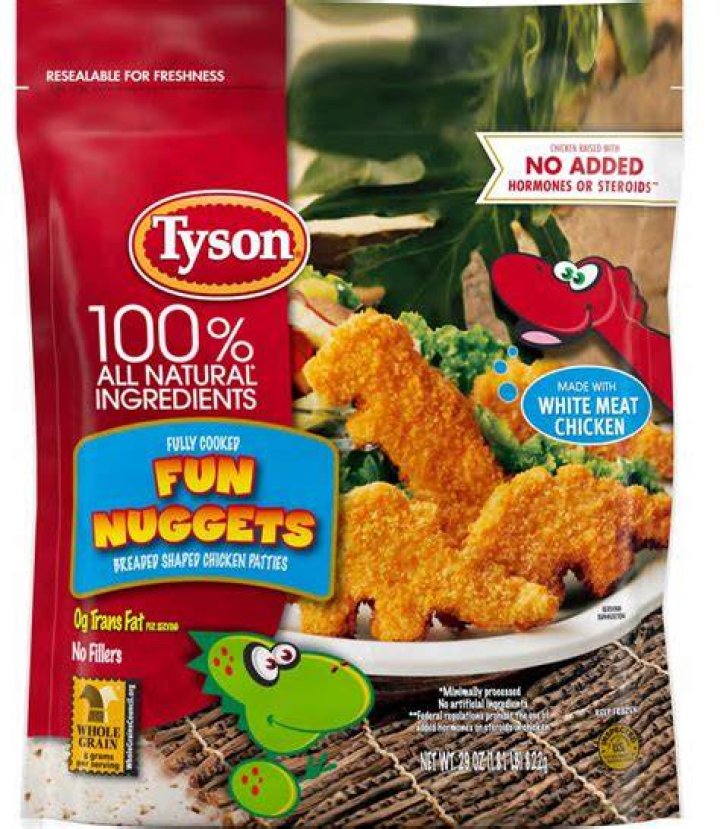Tyson dino chicken nuggets recalled due to metal pieces