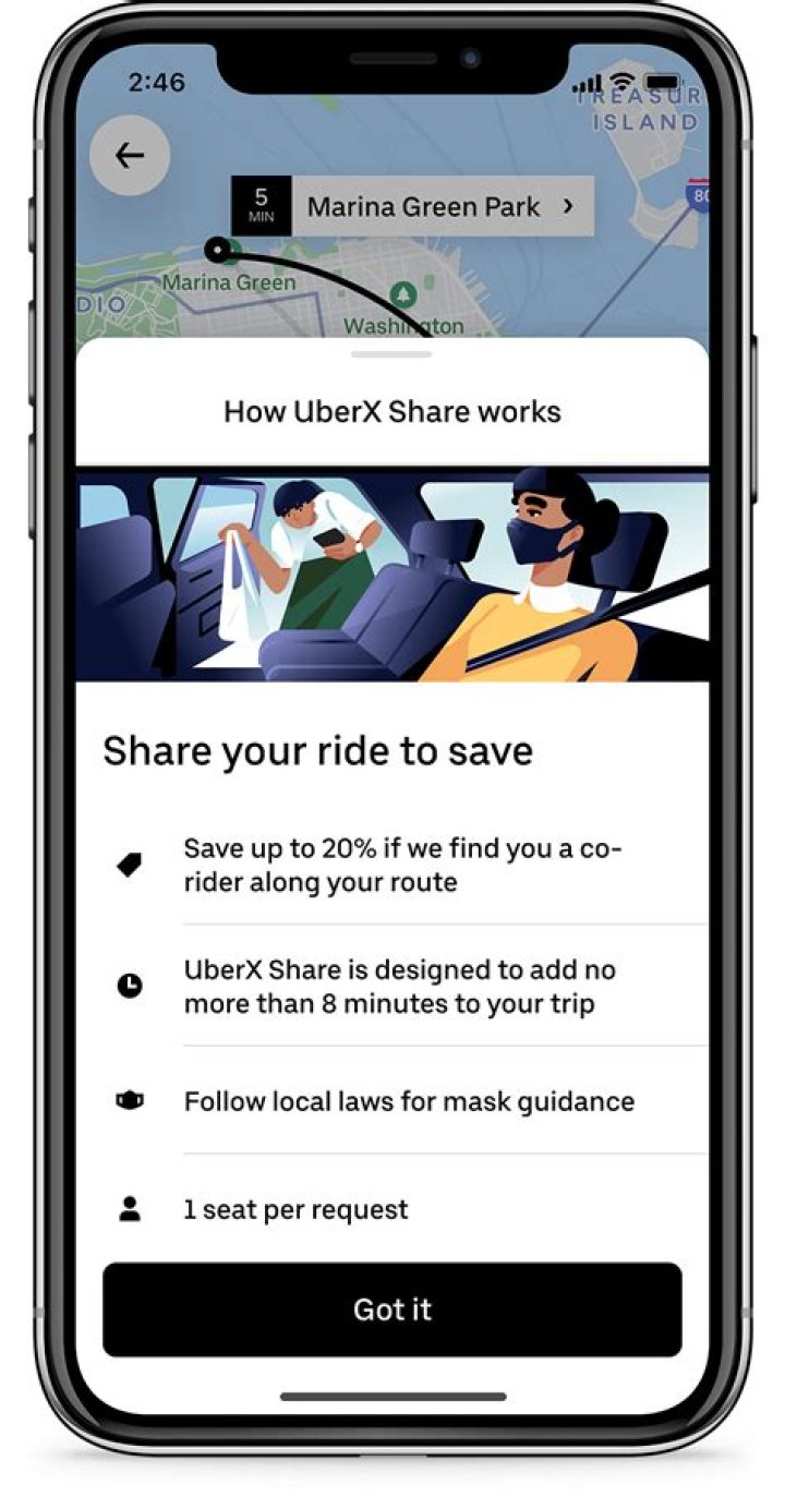 Uber brings back 'Uber Pool' as 'UberX Share'