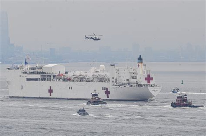 USNS Comfort arrives in NYC to help city’s coronavirus fight