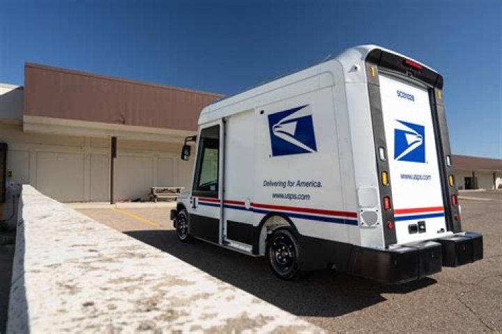 USPS unveils new sleek looking mail trucks