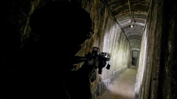 Video shows slain Hamas terrorists lying in tunnel