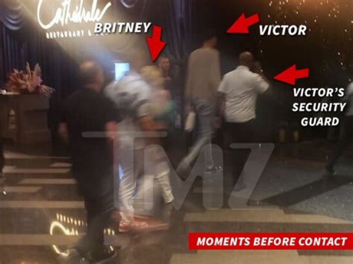 Video shows Victor Wembanyana's security Britney Spears slap