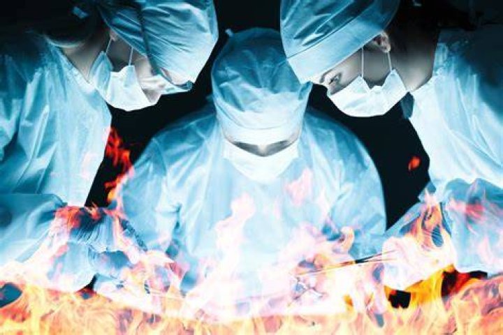 Woman badly burned after farting during surgery