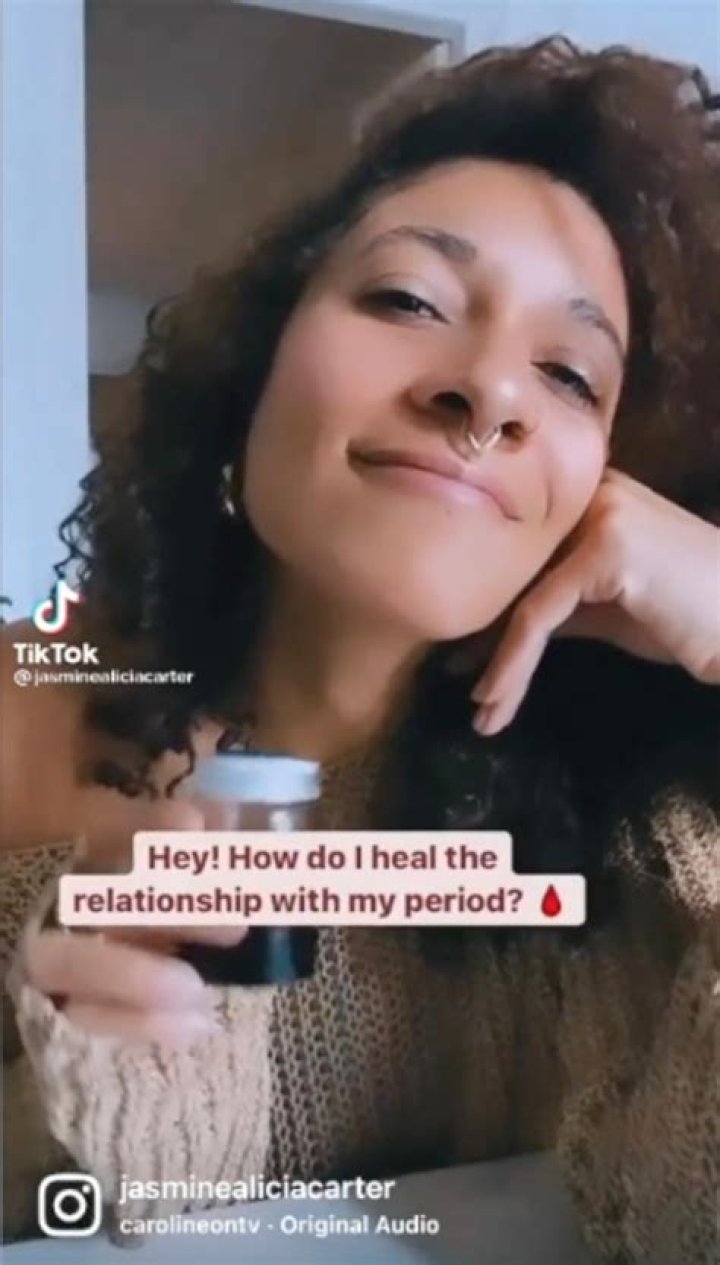 Woman claims drinking menstrual blood boosts health